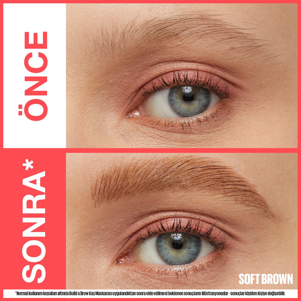 Maybelline New York Build a Brow 2in1 Kaş Kalemi ve Jeli Soft Brown - Melori