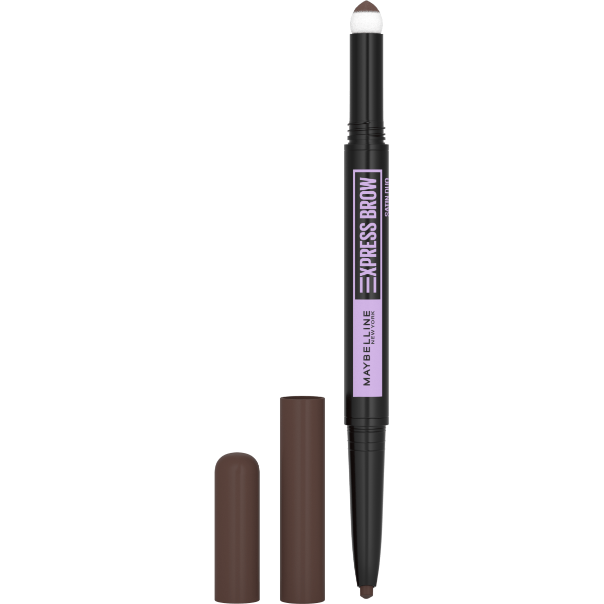 Maybelline New York Express Brow Satin Duo Çift Taraflı Kaş Kalemi - 04 Koyu Ton - Melori