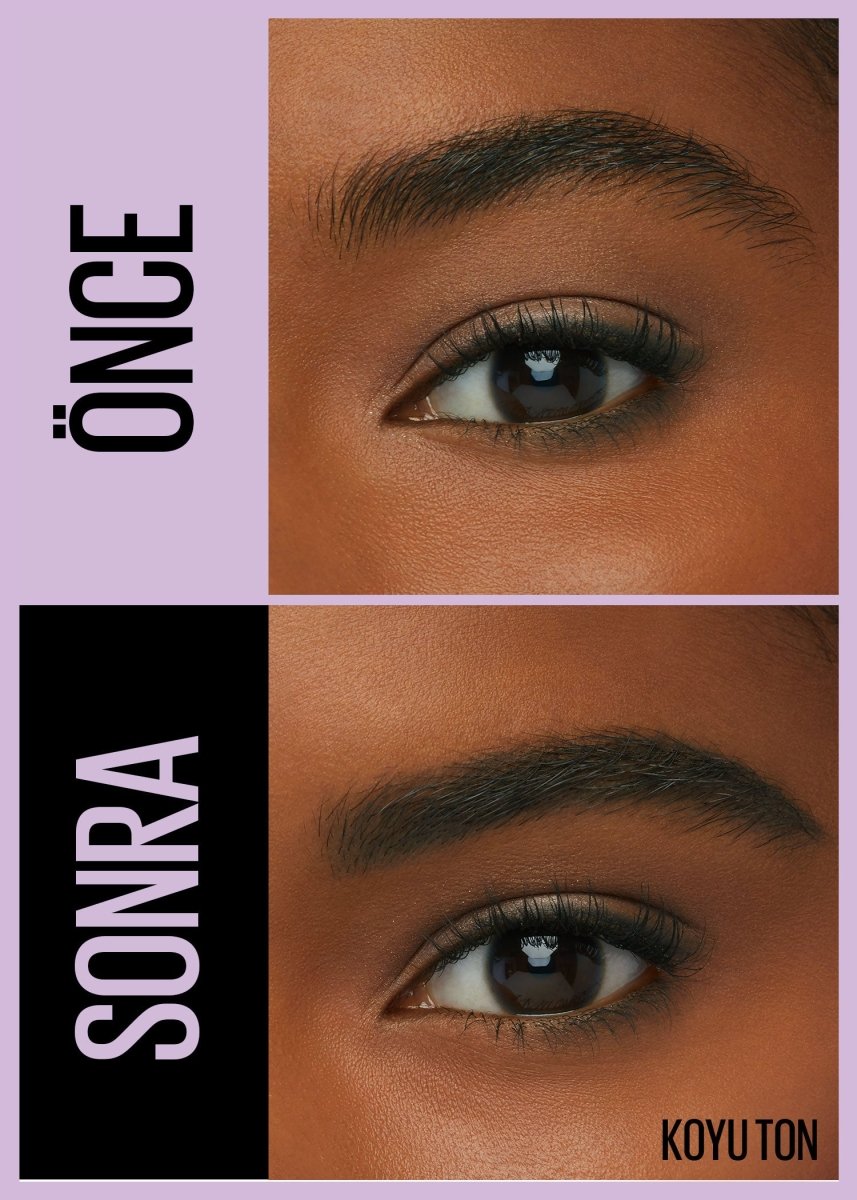 Maybelline New York Express Brow Satin Duo Çift Taraflı Kaş Kalemi - 04 Koyu Ton - Melori