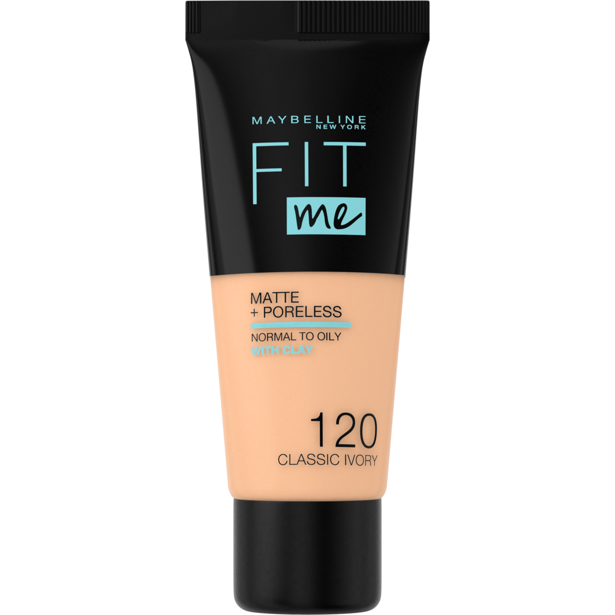 Maybelline New York Fit Me Matte+Poreless Fondöten - 120 Classic Ivory - Melori
