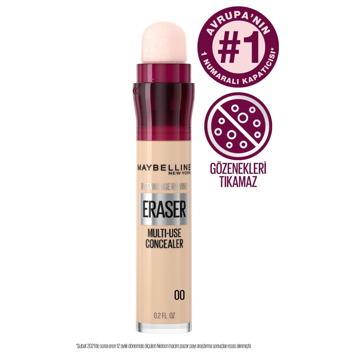Maybelline New York Instant Anti Age Eraser Kapatıcı - 00 Ivory - Melori
