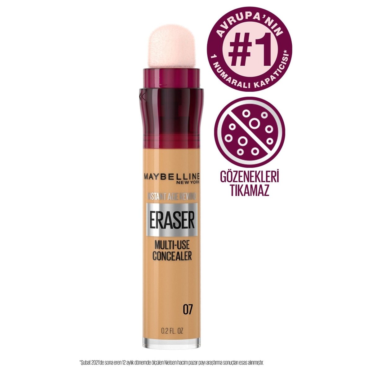 Maybelline New York Instant Anti Age Eraser Kapatıcı - 07 Sand - Melori