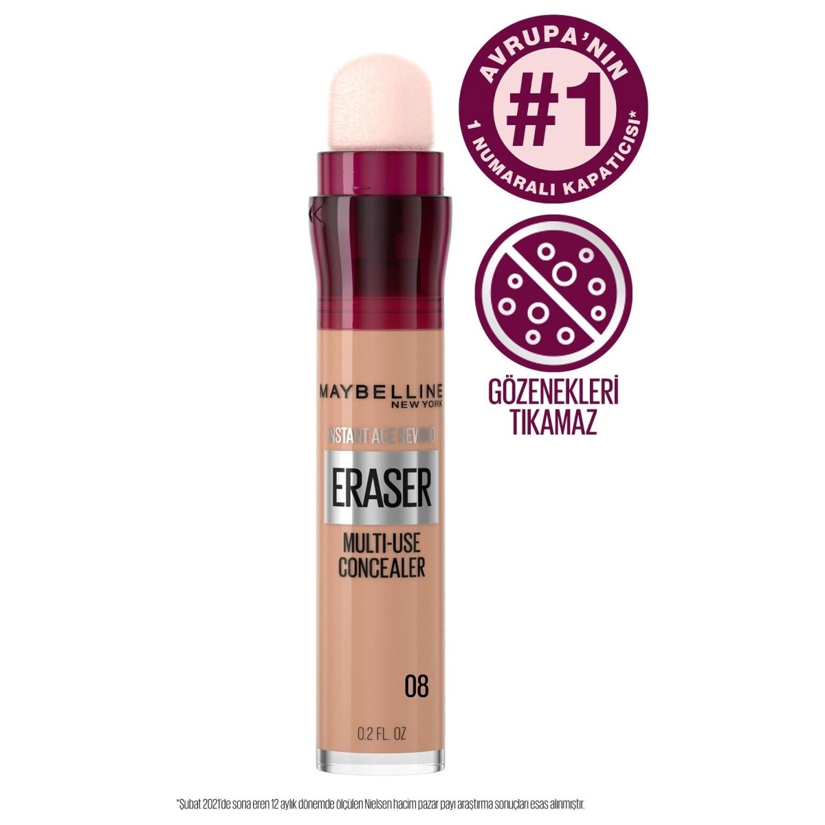 Maybelline New York Instant Anti Age Eraser Kapatıcı - 08 Buff - Melori