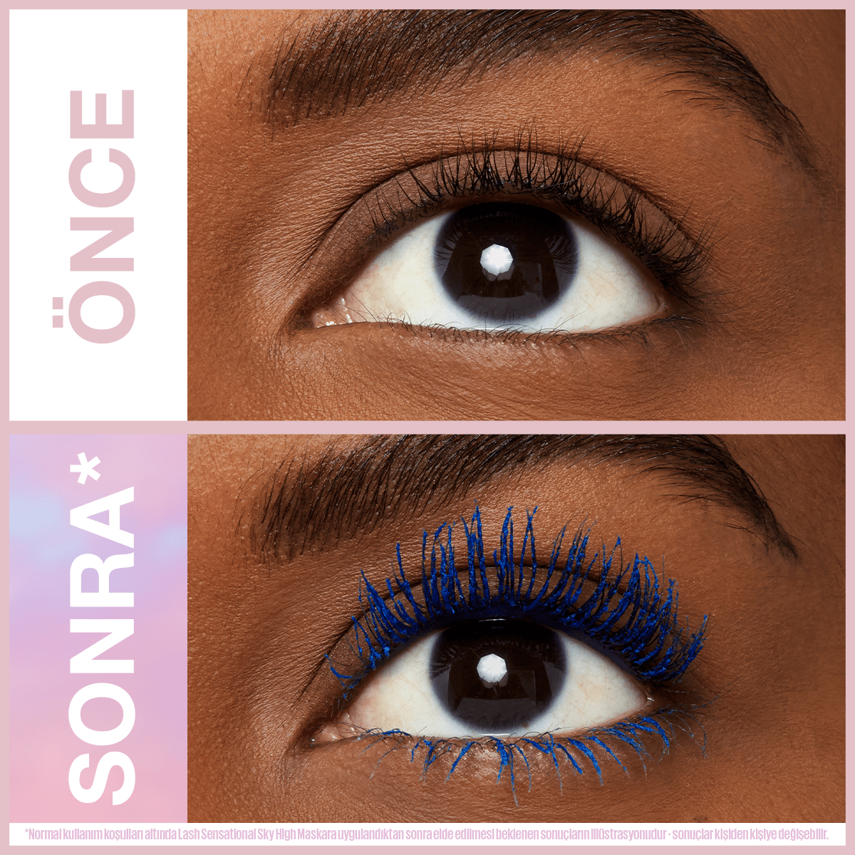 Maybelline New York Lash Sensational Sky High Blue Mist Maskara - Melori