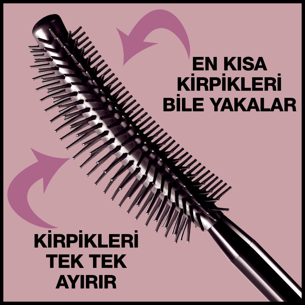 Maybelline New York Lash Sensational Yelpaze Etkili Suya Dayanıklı Siyah Maskara - Melori