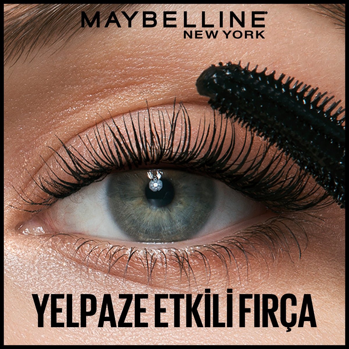 Maybelline New York Lash Sensational Yelpaze Etkili Suya Dayanıklı Siyah Maskara - Melori