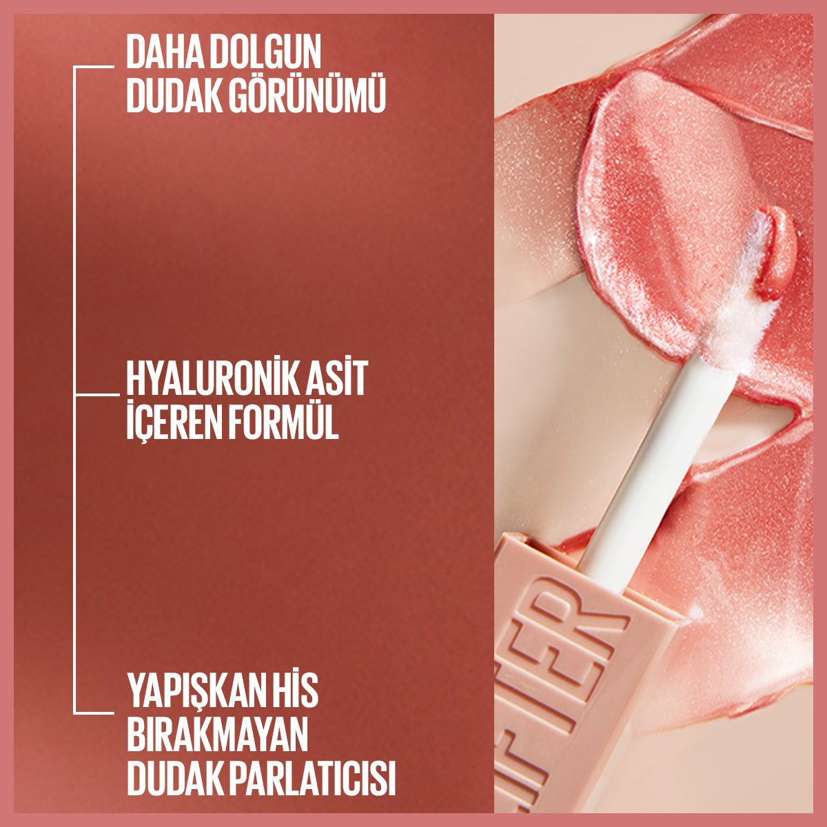 Maybelline New York Lifter Gloss Nemlendirici Dudak Parlatıcısı - 019 GOLD - Melori