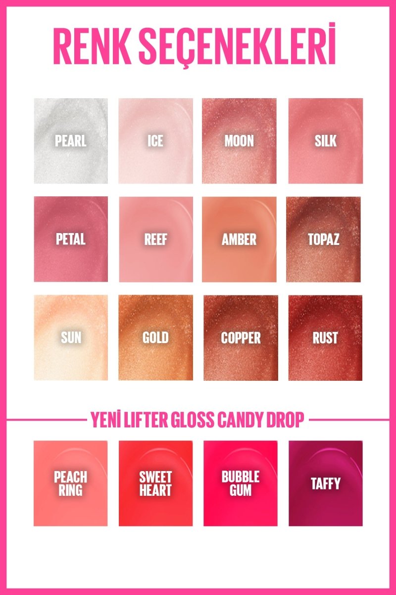 Maybelline New York Lifter Gloss Nemlendirici Dudak Parlatıcısı - 24 Bubblegum - Melori