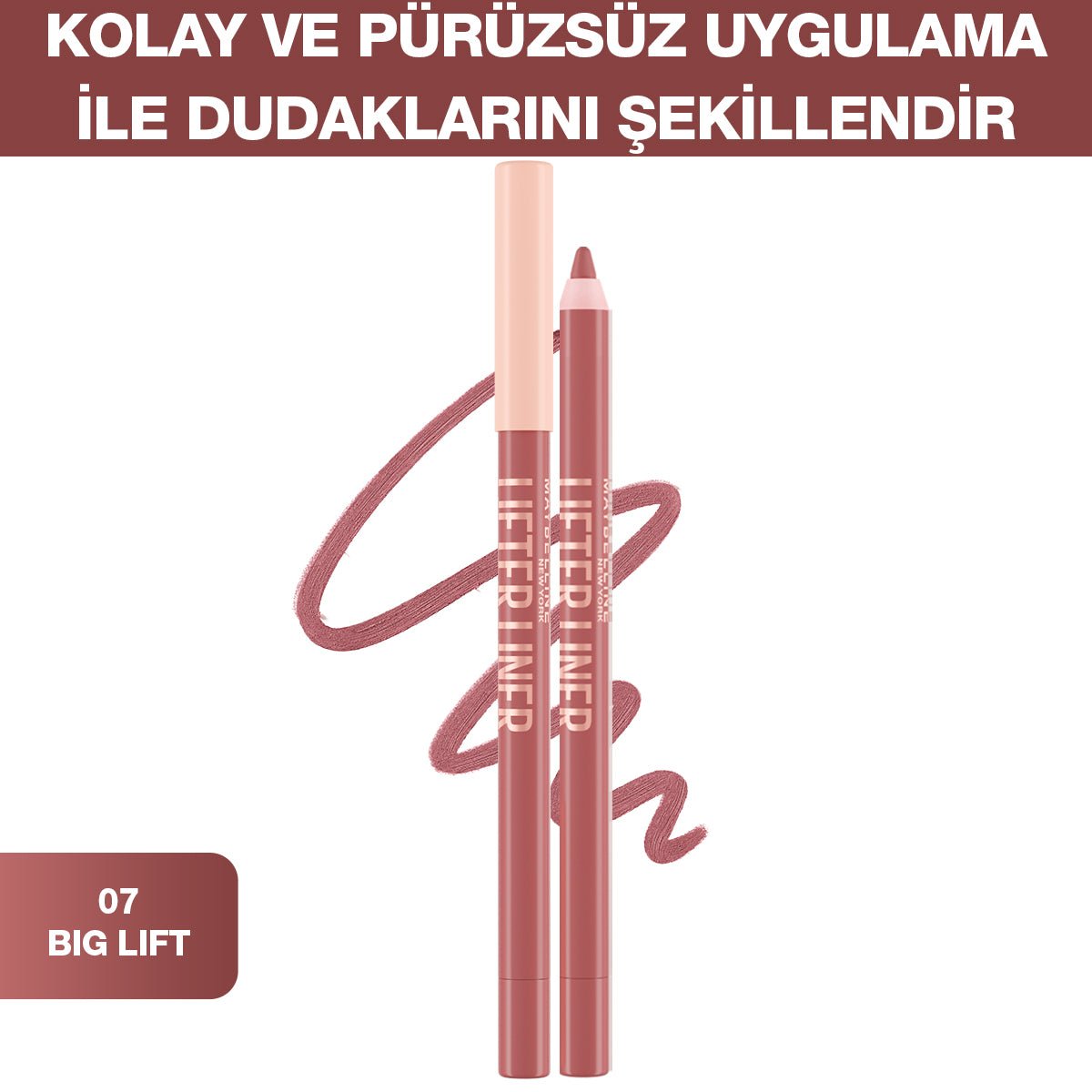 Maybelline New York Lifter Liner Dudak Kalemi - 07 Big Lift - Melori
