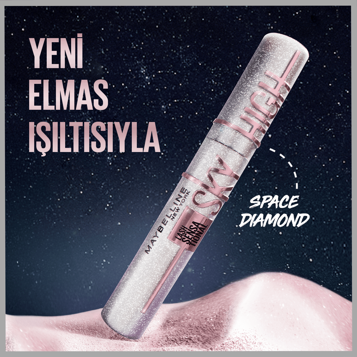 Maybelline New York Space Diamond Elmas Işıltılı Maskara - Melori