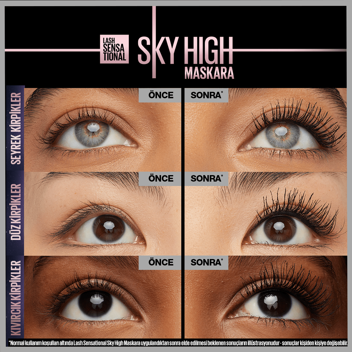 Maybelline New York Space Diamond Elmas Işıltılı Maskara - Melori