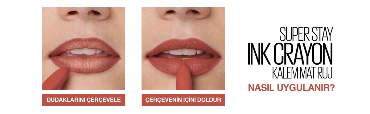 Maybelline New York Super Stay Ink Crayon Kalem Mat Ruj - 10 Trust Your Gut - Melori