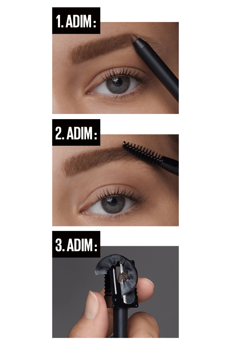 Maybelline New York Tattoo Brow 36H Kaş Kalemi 05 Medium Brown - Melori
