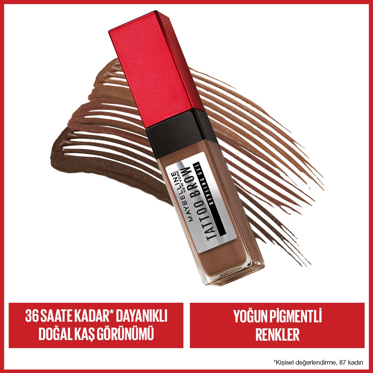 Maybelline New York Tattoo Brow 36H STYLING GEL - 260 DEEP BROWN - Melori