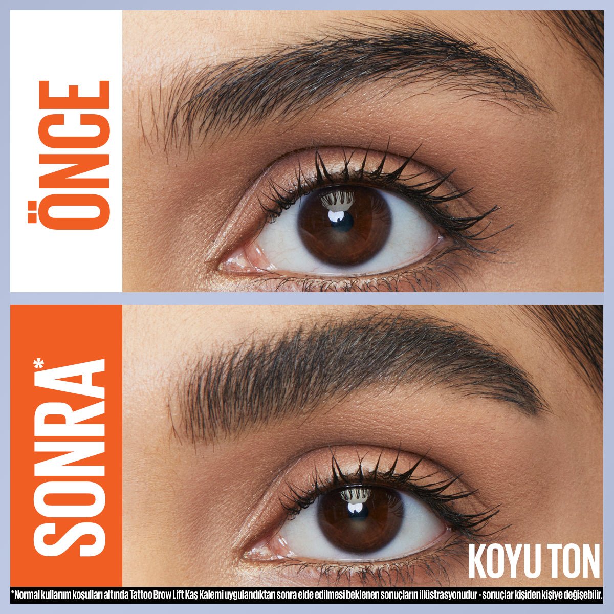 Maybelline New York Tattoo Brow Lift Kaş Kalemi - 04 Deep Brown (Koyu Ton) - Melori