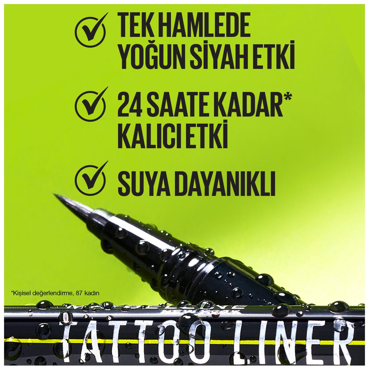 Maybelline New York Tattoo Liner Ink Pen - Matte Black - Melori