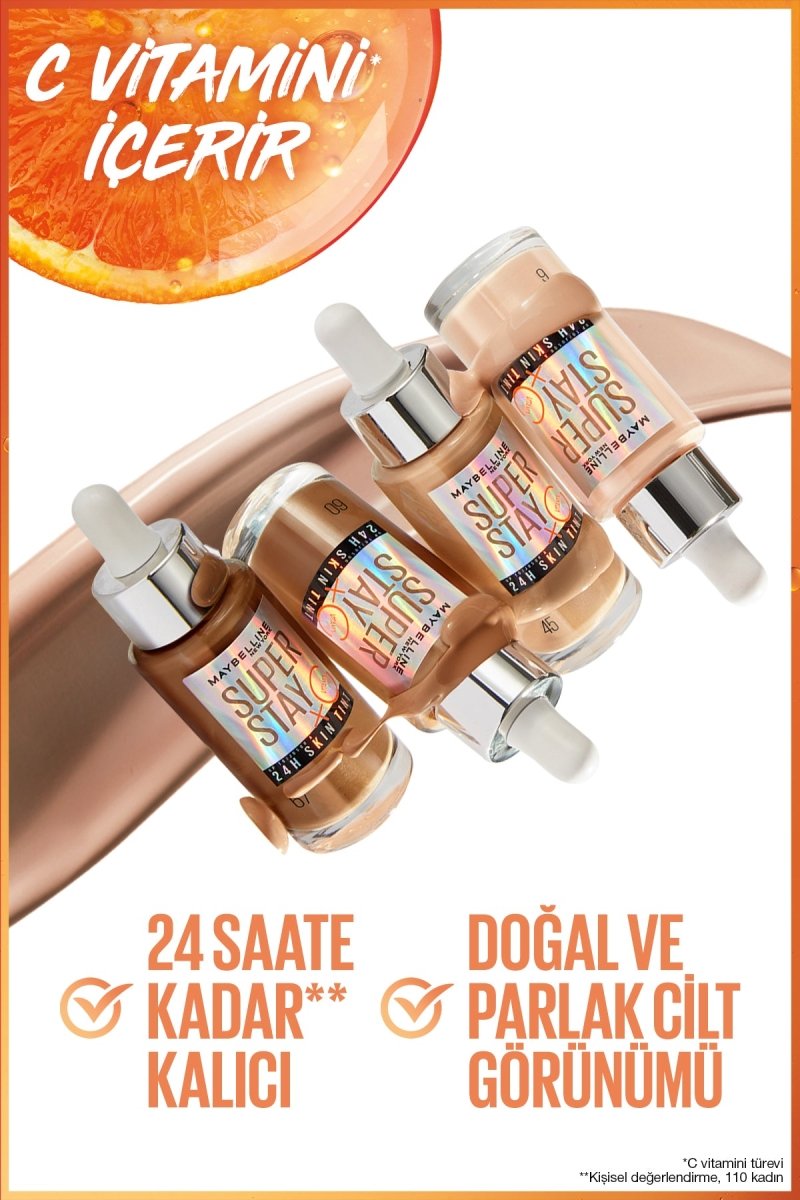 Maybelline Super Stay Skin Tint Fondöten - 40 - Melori