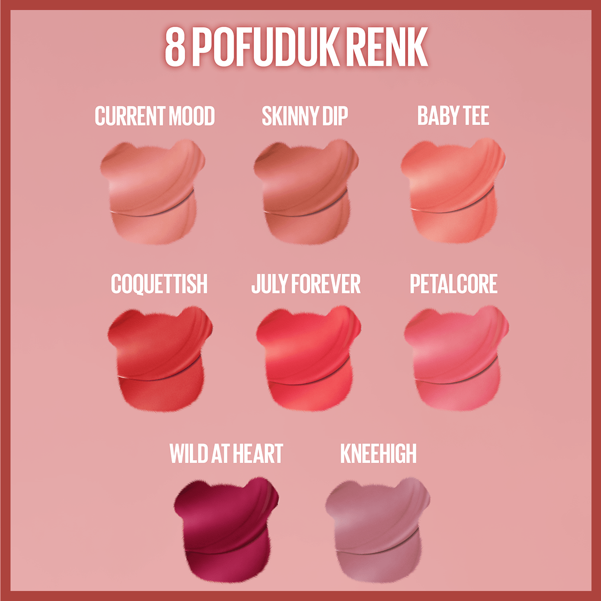 Maybelline Super Stay Teddy Tint Uzun Süre Kalıcı Likit Mat Tint 40 Petalcore - Melori