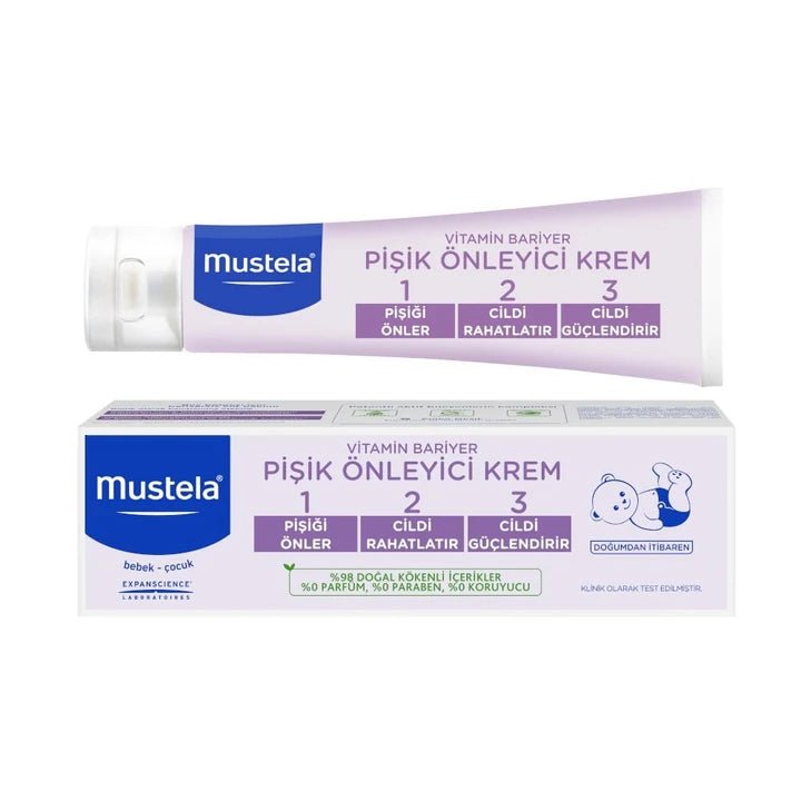 Mustela Vitamin Barrier 1 - 2 - 3 Cream 50 ml Pişik Önleyici Krem - Melori