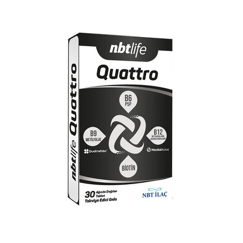 Nbt Life Quattro Takviye Edici Gıda 30 Tablet - Melori