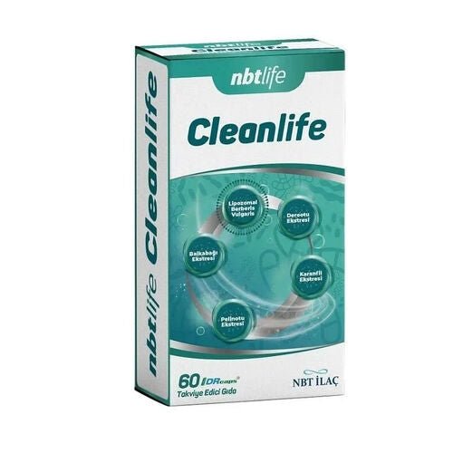 NbtLlife Cleanlife Takviye Edici Gıda 60 Kapsül - Melori