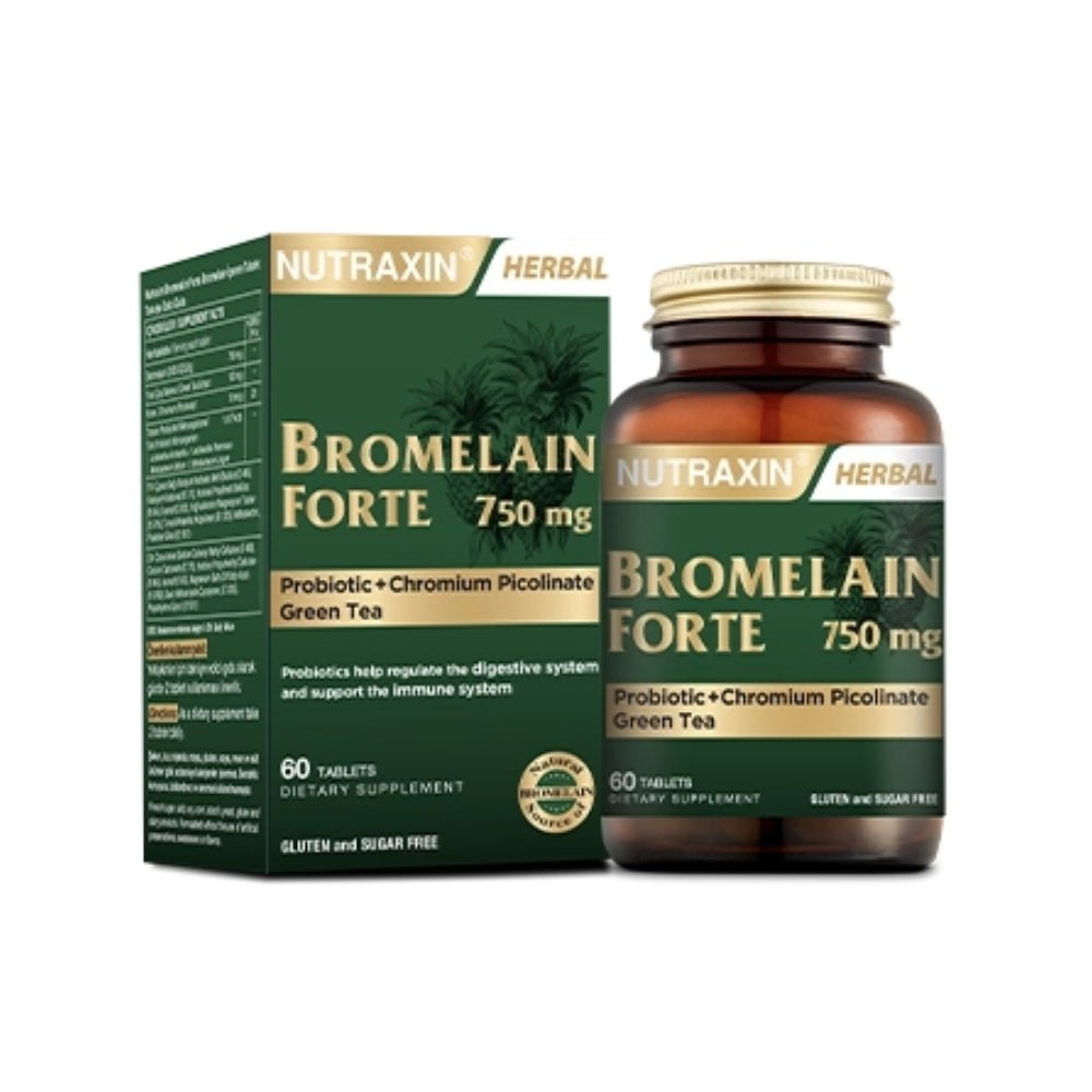 Nutraxin Bromelain Forte 60 Tablet - Melori