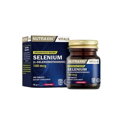 Nutraxin Selenium 100 mcg 100 Tablet - Melori