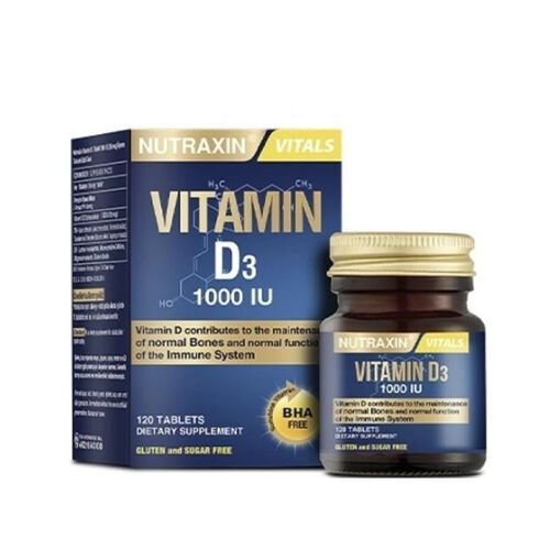 Nutraxin Vitamin D3 120 Tablet - Melori