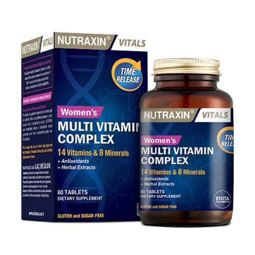 Nutraxin Womens Multi Vitamin Complex 60 Tablets - Melori
