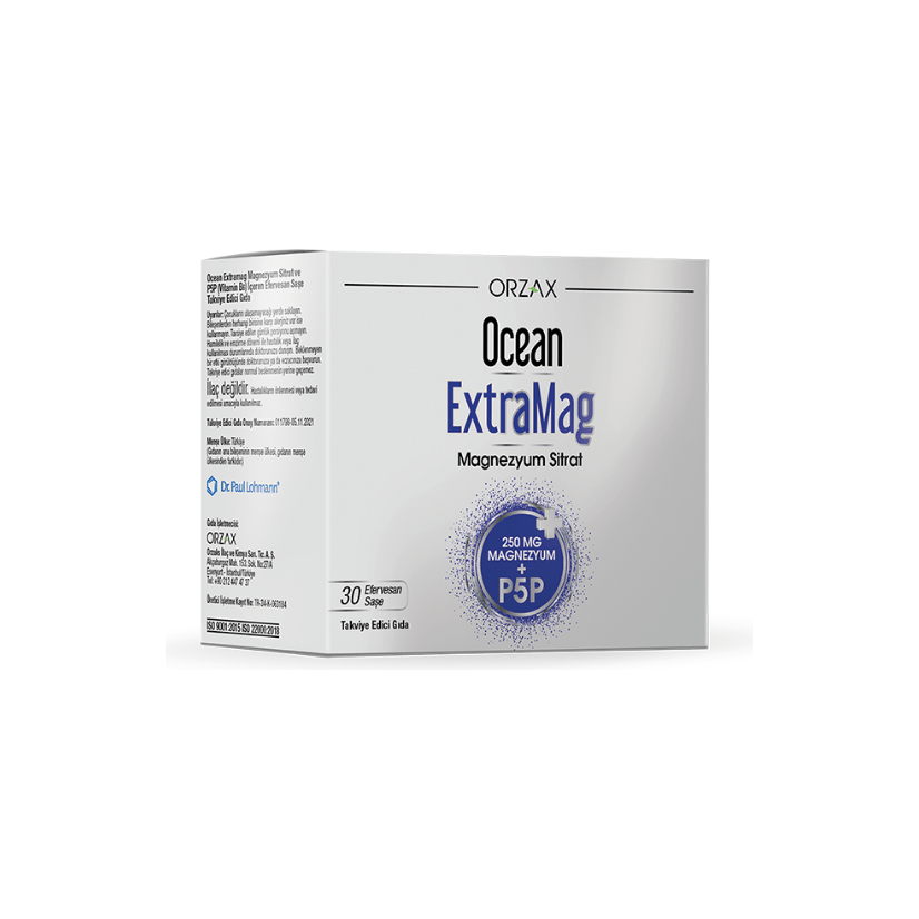 Orzax Ocean Extramag Magnezyum Sitrat Efervesan 30 Saşe - Melori
