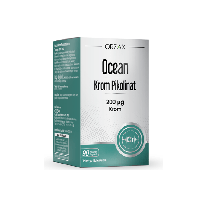 Orzax Ocean Krom Pikolinat 90 Bitkisel Kapsül - Melori