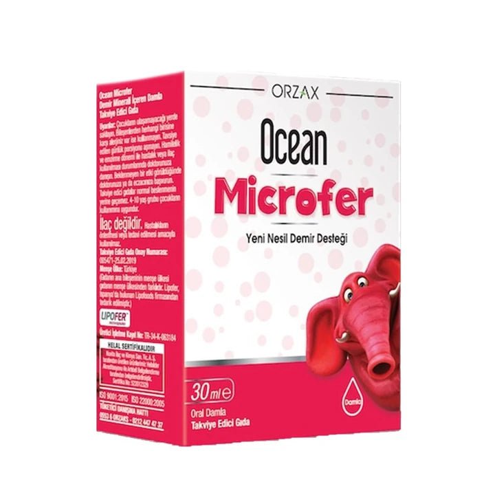 Orzax Ocean Microfer Takviye Edici Gıda 30 ml - Damla - Melori