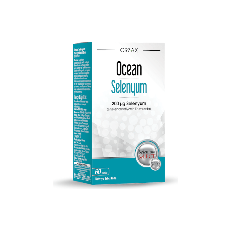 Orzax Ocean Selenyum Takviye Edici Gıda 60 Tablet - Melori