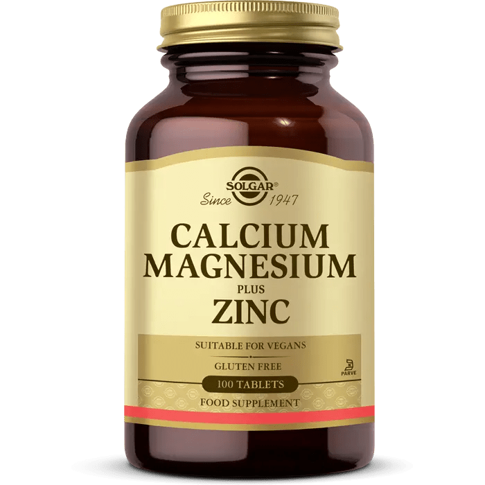 Solgar Calcium Magnesium Plus Zinc 100 Tablet - Melori
