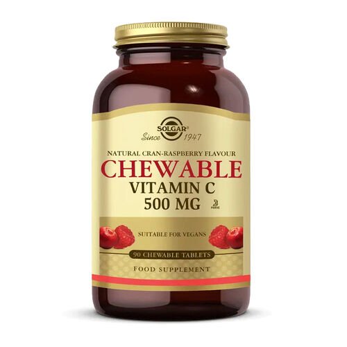 Solgar Chewable Vitamin C 500 mg 90 Tablet - Melori
