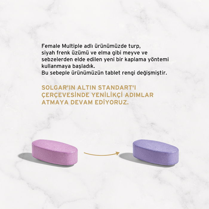 Solgar Female Multiple 60 Tablet - Melori