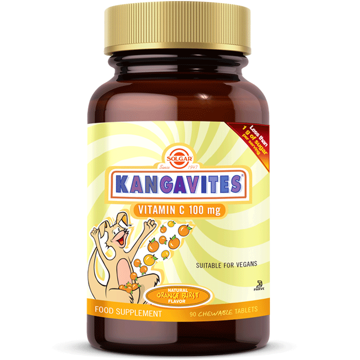 Solgar Kangavites Vitamin C 100 mg 90 Tablet - Melori