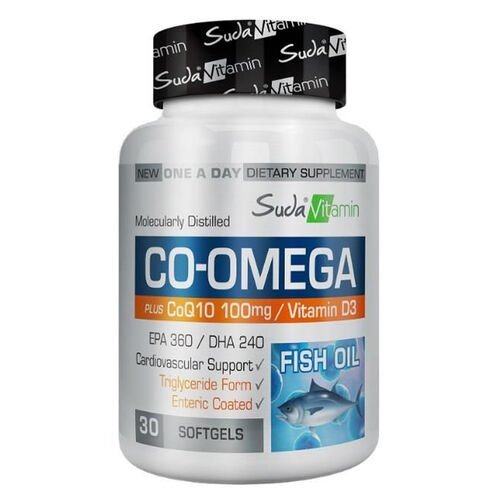 Suda Vitamin CO - Omega Coenzyme Q10 30 Yumuşak Kapsül - Melori