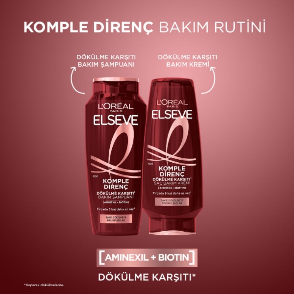 Loreal Paris Elseve Komple Direnç Dökülme Karşıtı Şampuan 300 ml