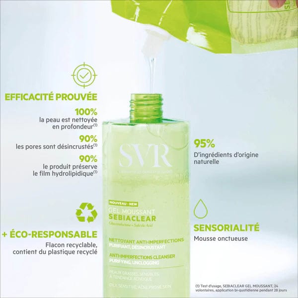 SVR Sebiaclear Gel Moussant Temizleyici Jel 400 ml - Melori