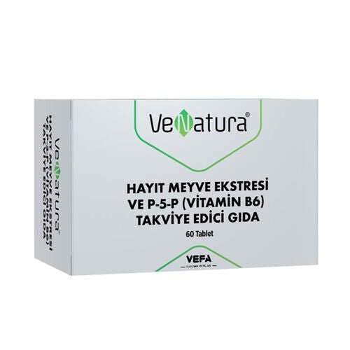 VeNatura Hayıt Meyve Ekstresi ve P - 5 - P (Vitamin B6) 60 Tablet - Melori