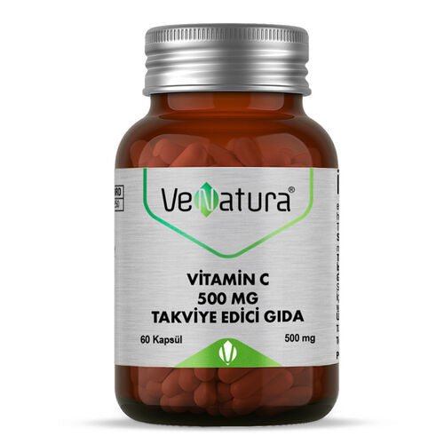 VeNatura Vitamin C 500 MG Takviye Edici Gıda 60 Kapsül - Melori