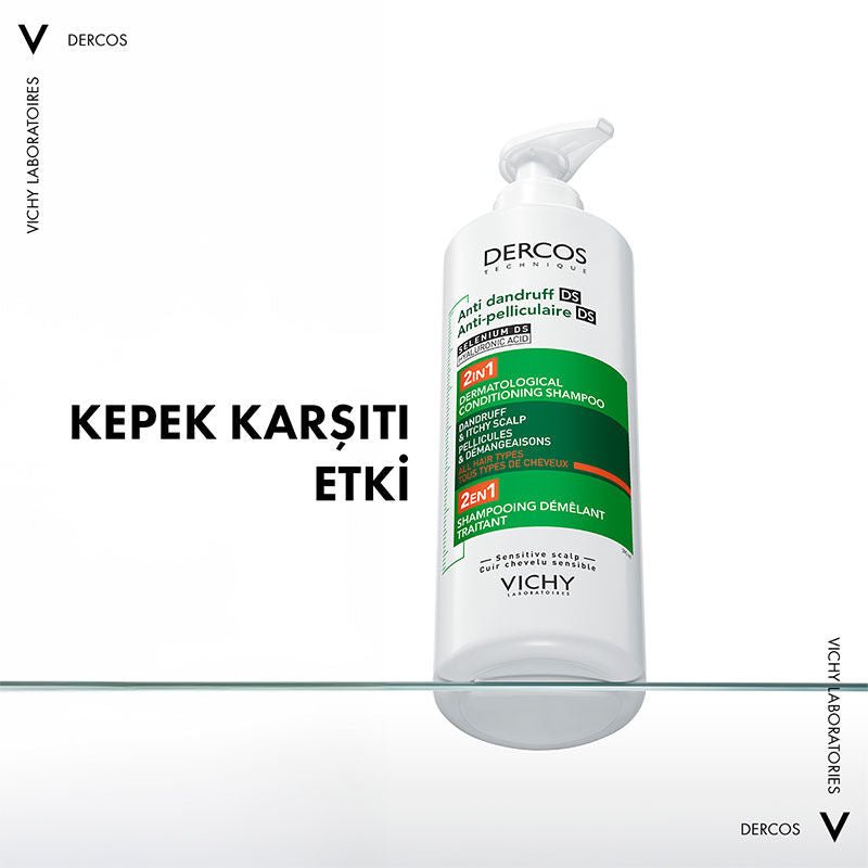 Vichy Dercos 2’si 1 Arada Kepek Karşıtı ve Nemlendirici Şampuan 390 ml - Melori