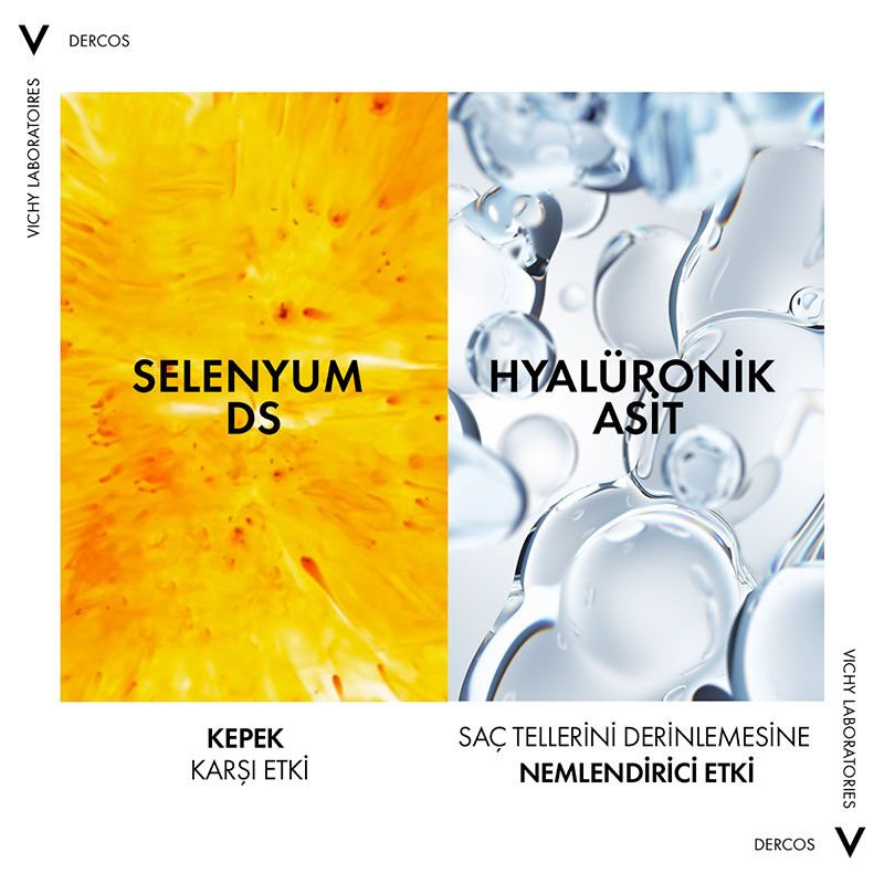 Vichy Dercos 2’si 1 Arada Kepek Karşıtı ve Nemlendirici Şampuan 390 ml - Melori