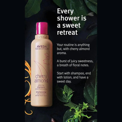 Aveda Cherry Almond Softening Shampoo 250ml &amp; Cherry Almond Smoothing Conditioner 200 ml