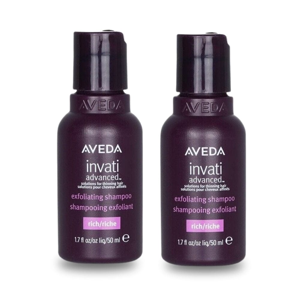 Aveda Invati Advanced Exfoliating Shampoo Rich 50 ml -2 Pack