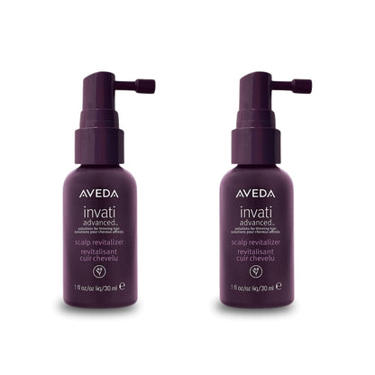 Aveda Invati Advanced Scalp Revitalizer Anti-Shedding Hair Serum 30 ml -2 Pack