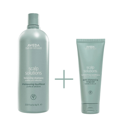 Aveda Scalp Solutions Balancing Shampoo 1000 ml &amp; Scalp Solutions Conditioner 200 ml