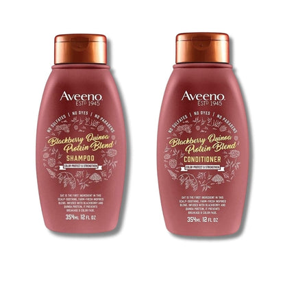 Aveeno Blackberry Quinoa Protein Blend Shampoo &amp; Conditioner 354 ml