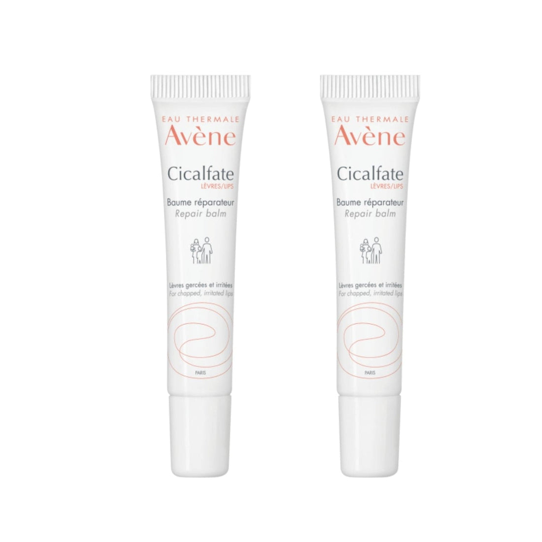 Avene Cicalfate Baume Levres 10 ml -2 Pack